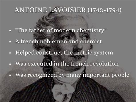Antoine Lavoisier Atomic Theory Scientists And The Atomic Theory