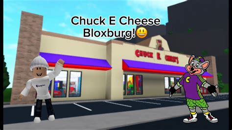 my new chuck e cheese in bloxburg 😁 youtube