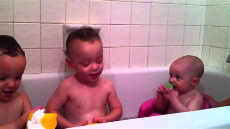 Kids Playing In Bath Tub Part Two Oct 2012 Youtube