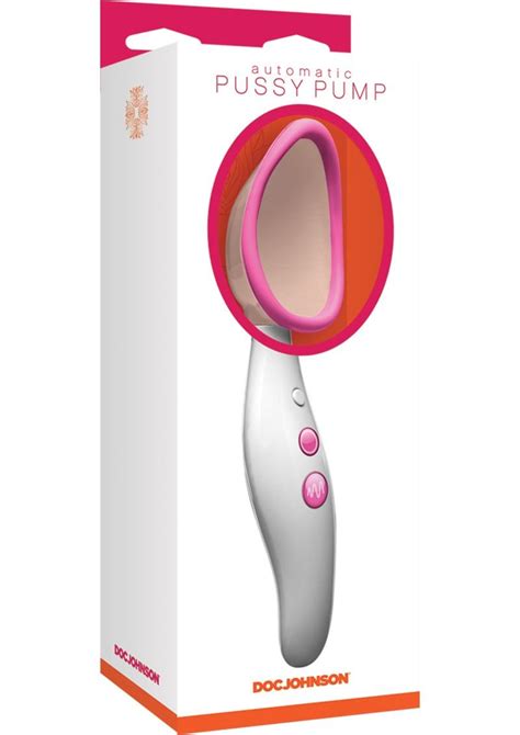 Automatic Vibrating Rechargeable Pussy Pump White And Pink Love Bound