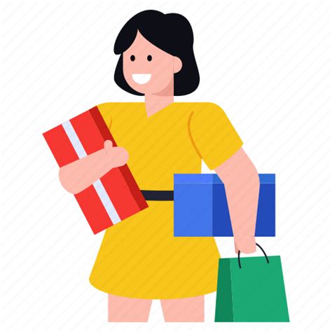 Shopping Purchase Shopping Girl Shopping Woman Happy Purchase