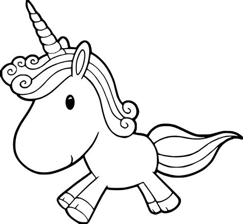 1001 idées faciles pour faire un dessin kawaii mignon. Coloriage licorne : dessin de licorne kawaii à imprimer ...