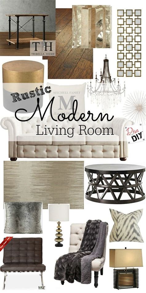Rustic Modern Living Room Design Diva Of Diy