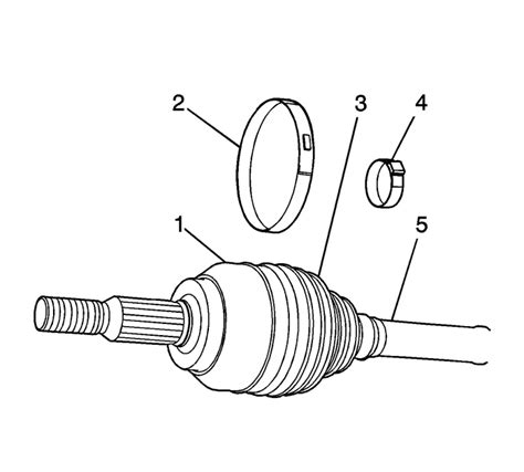 Chevrolet Equinox Service Manual Front Wheel Drive Shaft Outer Joint