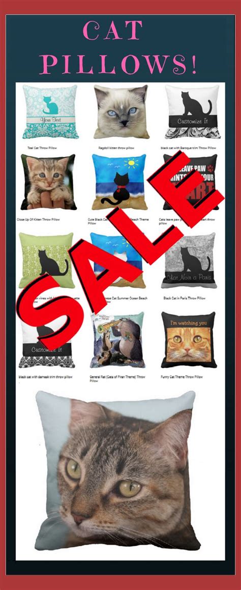 Cat Throw Pillows Comfy Cozy Durable These Quality Pillows Are