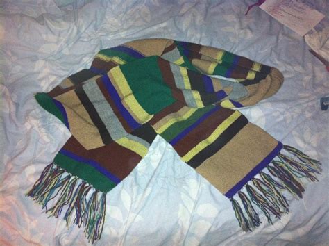 So I Knitted A 4th Doctor Scarf For My Who Loving Friend Took About 4