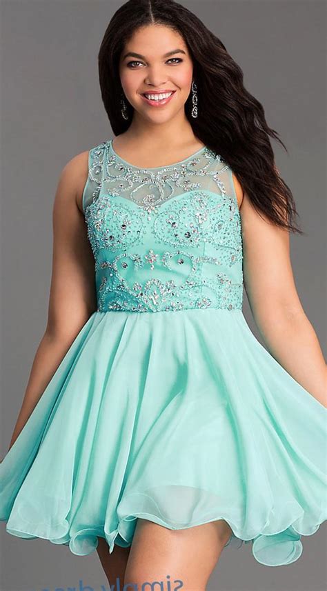 Plus Size Short Homecoming Dresses Pluslookeu Collection