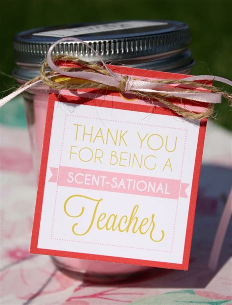 Teacher Candle Gift Tags Teacher Gift Tags Teacher Etsy