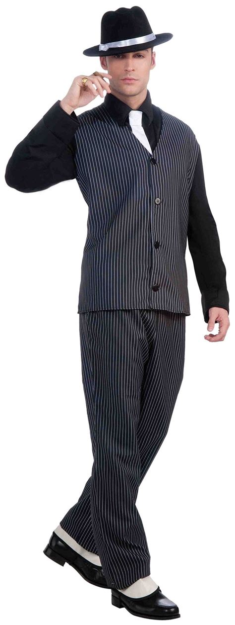 Forum Novelties Mens Roaring 20s Pinstripe Suit Gangster Costume