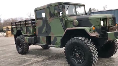 For Sale M35a2 Deuce And Half 4 Door 4x4 Military Truck Youtube