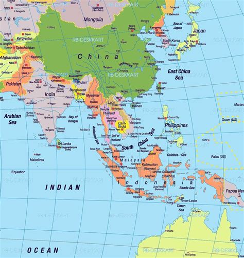 World Map Of Thailand And Indonesia Thailand Map Guide