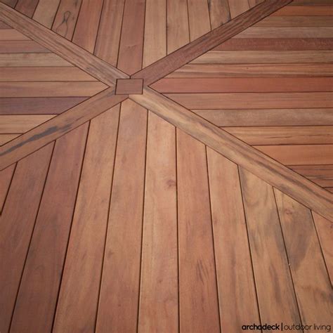 As Built In Deck Board Patterns Become More Elaborate Construction And