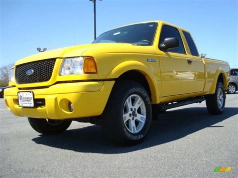2002 Ford Ranger Edge 4x4 Chrome Yellow