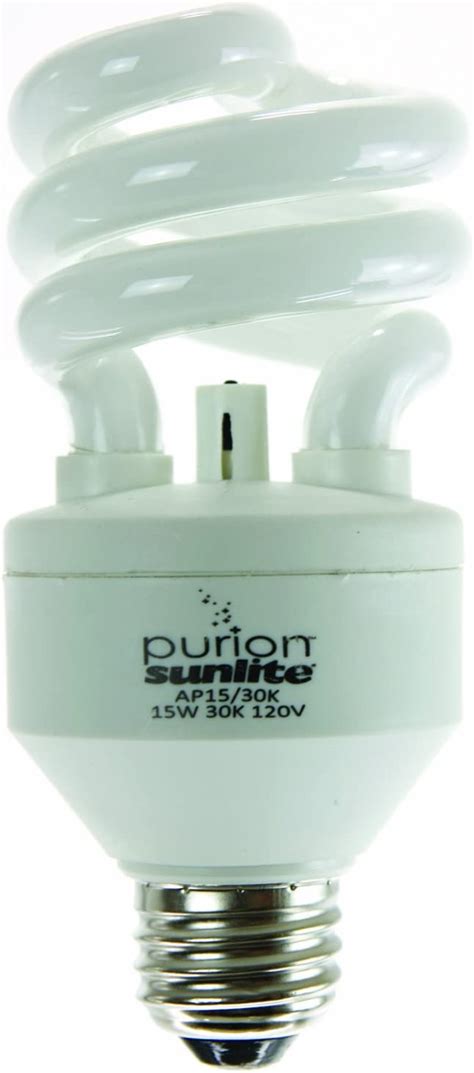 Sunlite Ap1565k Purion Cfl T3 Spiral Light Bulb 15 Watts