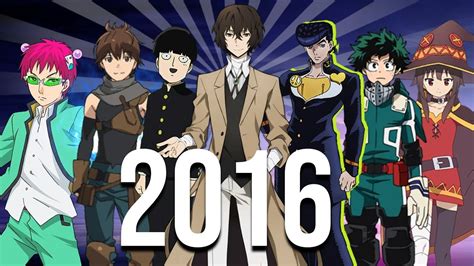 Best Anime Series Of 2016 In Openings Hd 1080p Youtube