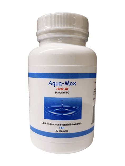 Aqua Mox Amoxicillin Forte 500 Mg 30 Capsules