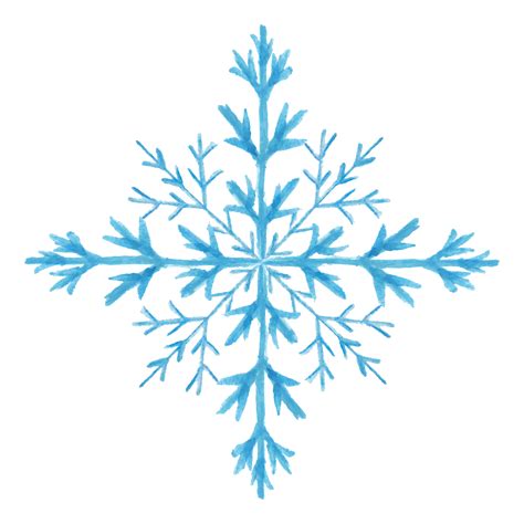 Snowflake Download Hand Painted Watercolor Snowflake Pattern Material