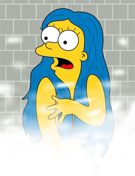 marge in the bath by leif j simpsons characters marge the simpsons