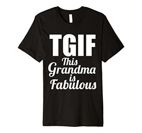 T This Grandma Is Fabulous Mother Granny Mother T Shirt Tee Tees