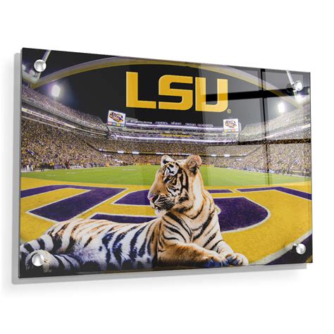 Lsu Tigers Mikes Colors Officially Licensed Wall Art College Wall Art