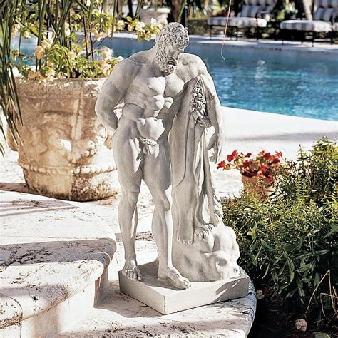 Design Toscano 30 Farnese Hercules Roman God Garden Statue