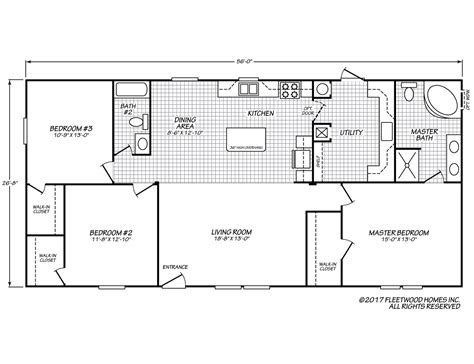 Fleetwood Floor Plans Manufactured Homes Floorplansclick