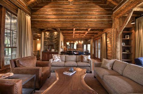 Mountain Home Surrounded By Forest Offers Rustic Living In Montana