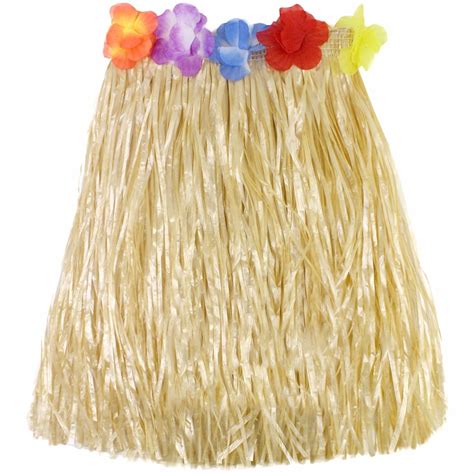 Bosheng 6 Colors Plastic Fibers Adult Grass Skirts Hula Skirt Hawaiian