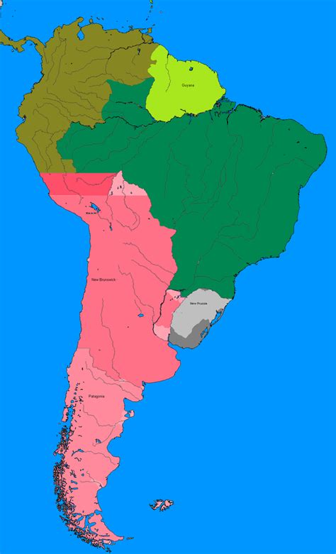 British South America In 1816 By Jjohnson1701 On Deviantart