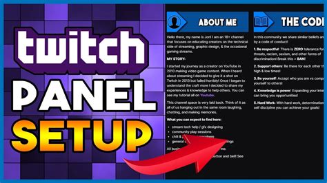 How To Customize Your Twitch Channel FREE Resources YouTube
