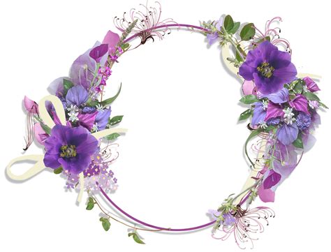Floral Frame Png Images Transparent Free Download