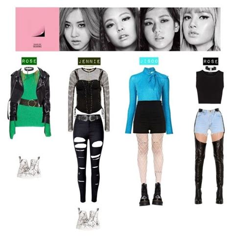 Black Pink Boombayah ️💜💙💛💚 Kpop Fashion Outfits Kpop Outfits