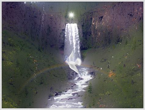 Waterfall Digital Art By Harald Dastis Fine Art America