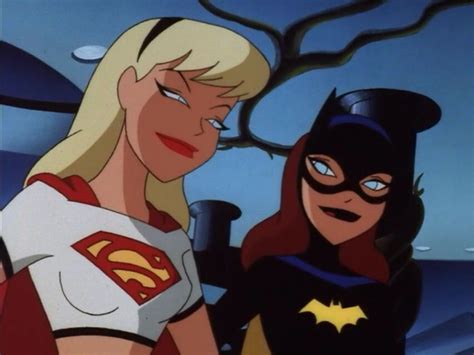 Supergirl And Batgirl In Batman The Animated Series Cartoon Pics Comic