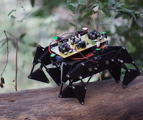 8 Leg Spider Robot Using Theo Jansen Linkage Nevon Projects