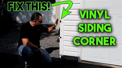 How to sheathe gable siding. Vinyl Siding Corner Repair | How To - YouTube