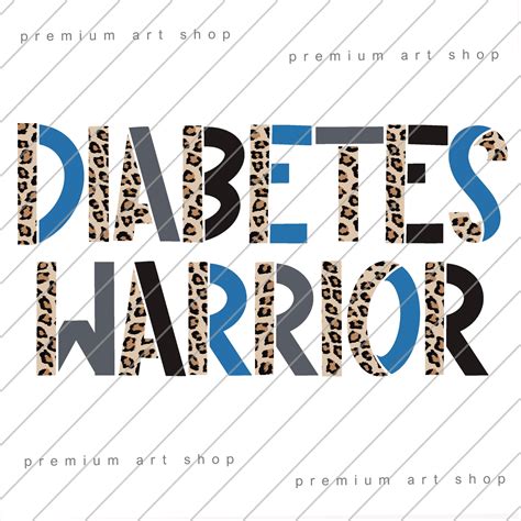 Diabetes Warrior Png Diabetes Warrior Sublimation Design Download