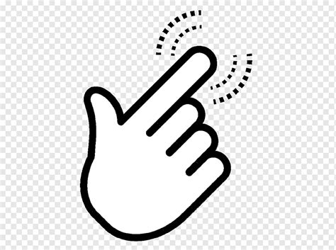 Pointer Text Index Finger Cursor Hand Black And White Line Area