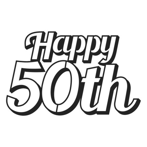 50th Birthday Cake Png