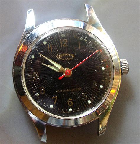 Vintage Genova Deluxe Swiss Mens Wristwatch Runs Thingery Previews
