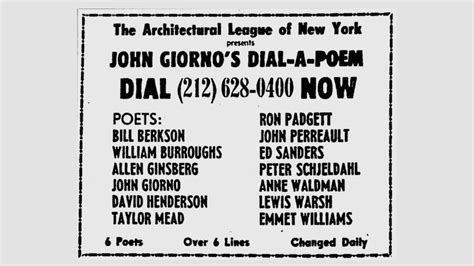 John Giornos Dial A Poem Still Brings Poetry To The Masses · Sfmoma