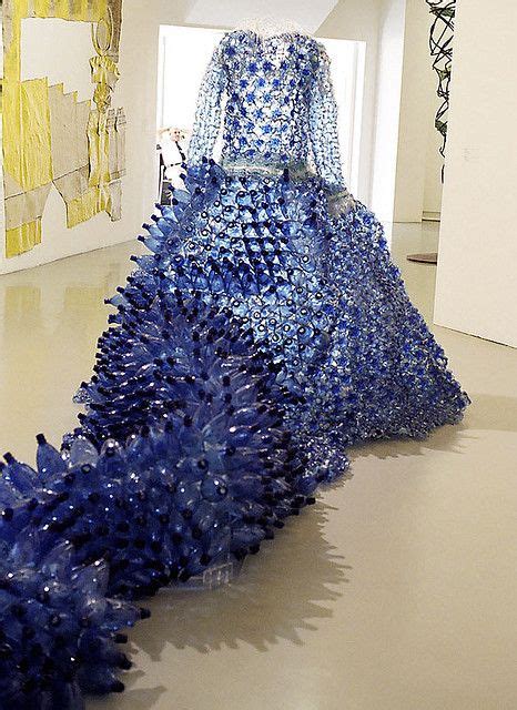 Vestito Blu By Enrica Borghi 2005 Recycled Dress Art Dress