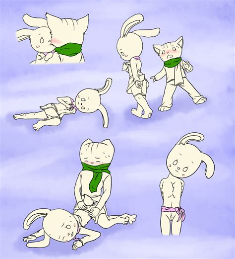 Rule 34 Anthro Bunny Doki Feline Fur Furry Interspecies Nabi Newgrounds Rabbit Scarf Sex