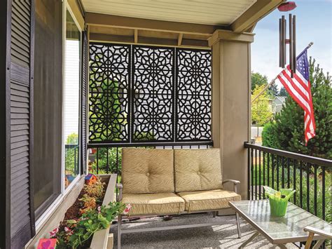 Decorative Screen Panels Add Privacy And Style To Your Deck