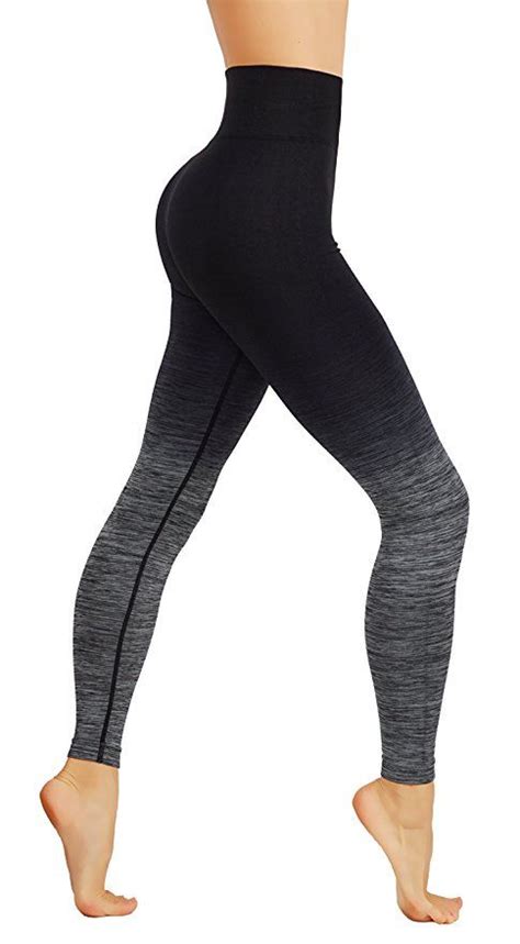 Codefit Yoga Power Flex Dry Fit Pants Workout Printed Leggings Ombre