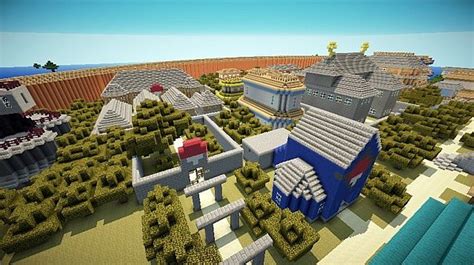 Konoha Hidden Leaf Village Minecraft Project