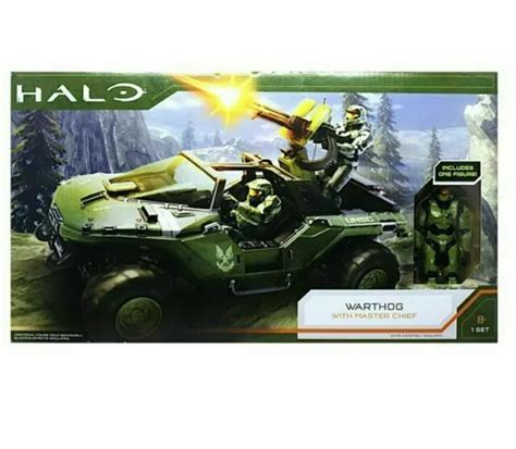 Jazwares Halo Infinite Warthog And Master Chief Vehicle Deluxe Figure Set