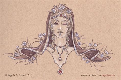 The Lady Of Veiled Roses By Angelasasser On Deviantart