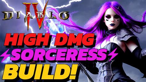 Diablo Sorcerer High Dmg Build Insane Aoe Youtube