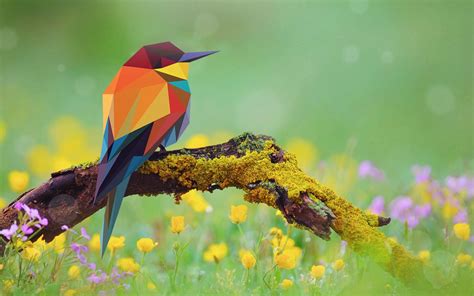Bird Abstract Art Wallpaper HD Abstract Wallpapers K Wallpapers Images Backgrounds Photos And